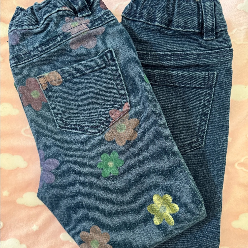 Garanimals Blue Floral Kids Jeans